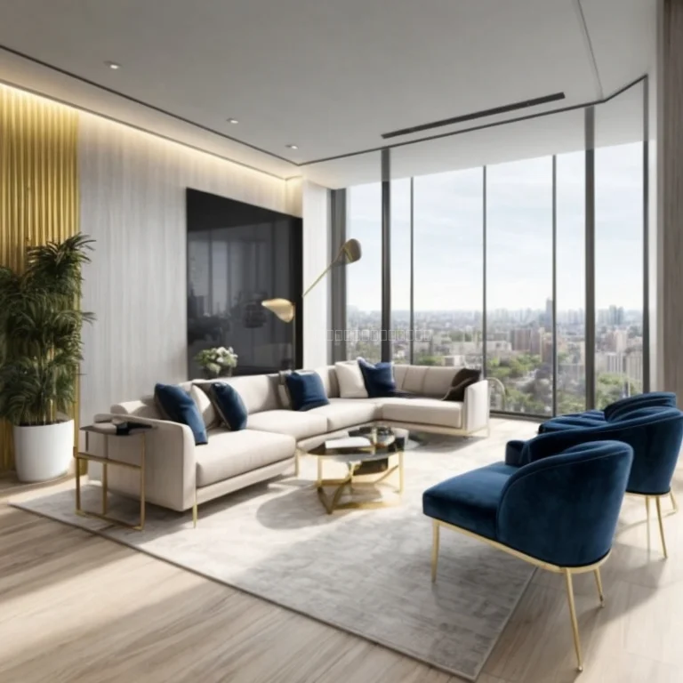 Berater spricht mit Kunden über Wohnungsdetails