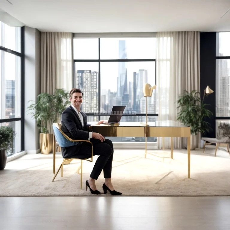 Berater bei exklusiver Immobilienberatung